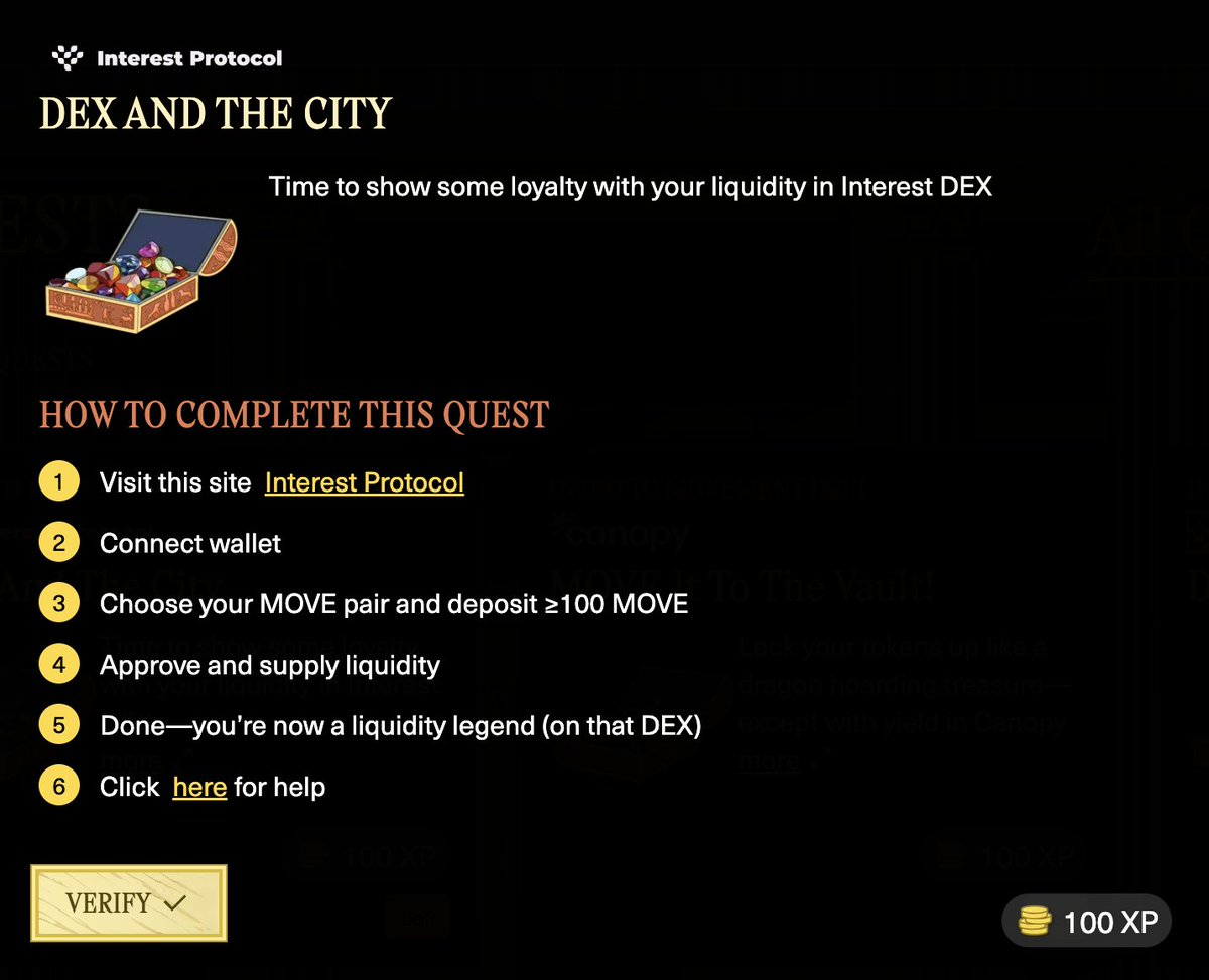 Interest DEX tweet media