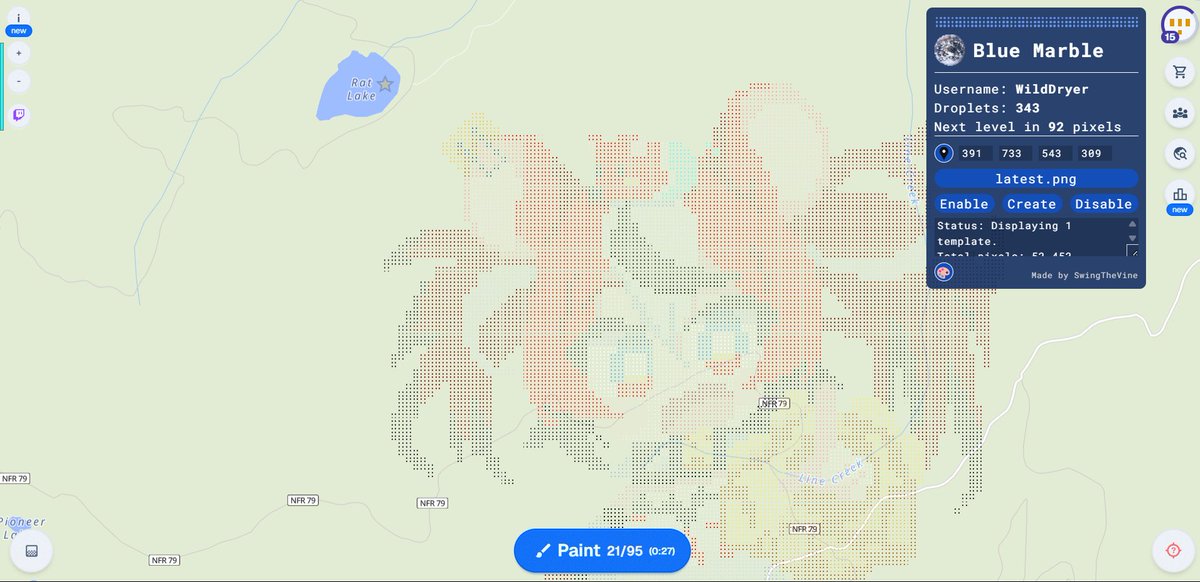 Anyone willing to help me draw our amazing rat next to rat lake? 
wplace.live/?lat=45.421958…

I'll add the instructions in the replies