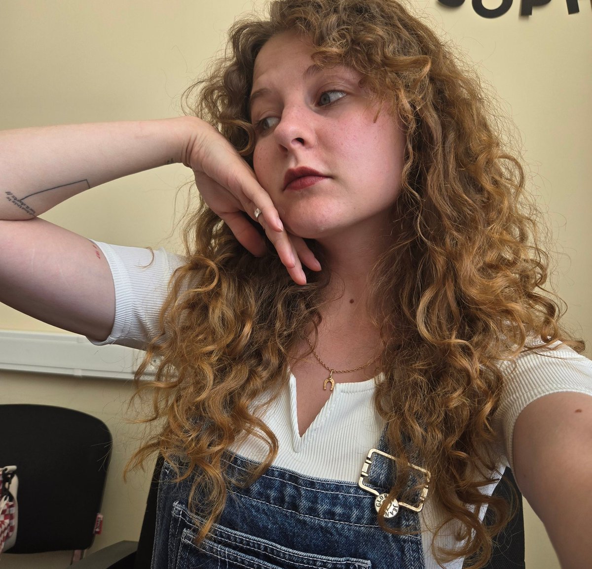 choco_emo's tweet image. Хвастаюсь гривой и образом из мамма мии