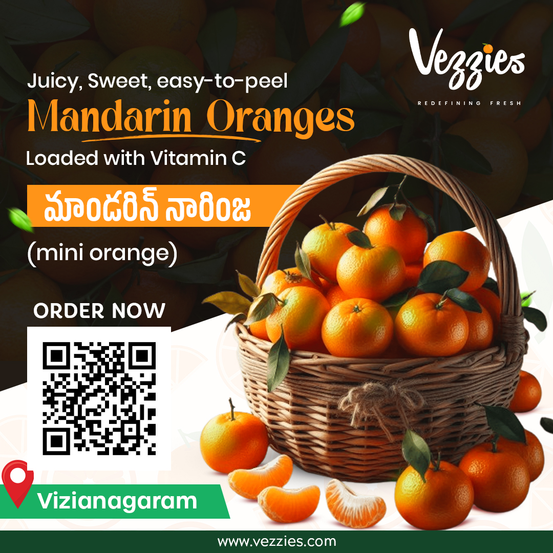 vezziesfresh's tweet image. Our fresh mandarin oranges( mini Oranges ) are nature’s sweet, citrusy treats—like little chocolates wrapped in vibrant orange peel. 

Taste at VEZZIES!

#VEZZIES #MandarinOranges #VitaminC #FreshFruit #HealthySnack #MoodBoost #EatFresh #CitrusLove #FruitFix #NatureSweet