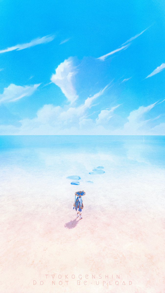 空と海のあいだで

僕はひとり

世界の色に溶けていった

#Wanderer #Genshin