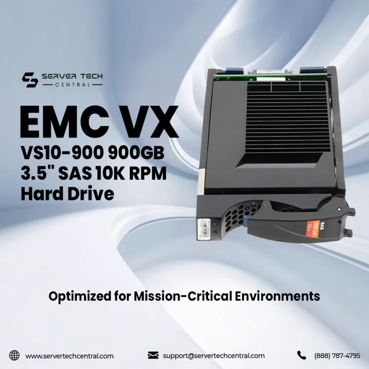 servertcentral's tweet photo. 💽 EMC VX VS10-900 – 900GB SAS 10K RPM
⚡ Built for mission-critical reliability.
🔧 Enterprise-ready. Performance-driven.

#SASDrive #10KRPM 
#EnterpriseStorage 
#EMCDrive 
#ServerTechCentral https://t.co/ogZMyi3mv2
