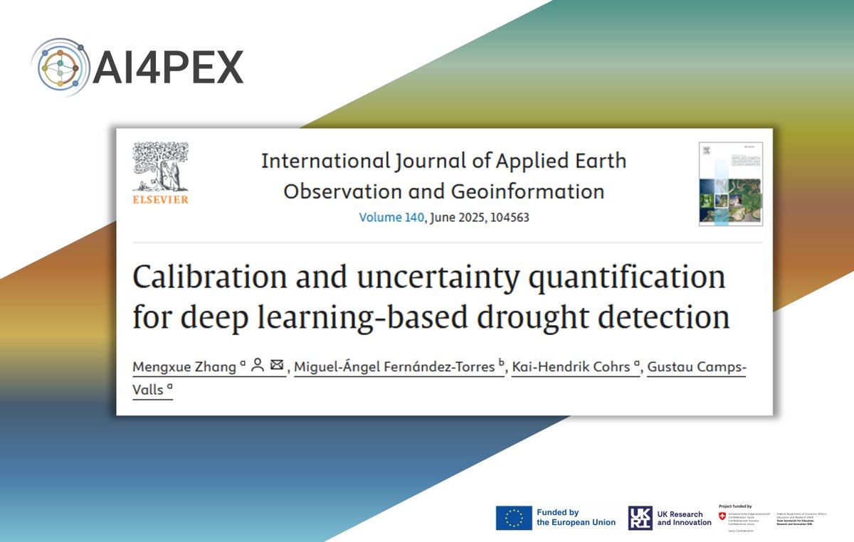 AI4PEX's tweet image. 💡New paper!
Droughts  are complex hydrometeorological phenomena driven by large-scale land–atmosphere feedbacks. Using a new parametric calibration improves Deep Learning reliability in drought detection.

👉 Learn more: sciencedirect.com/science/articl…

#ESM #ClimateResearch