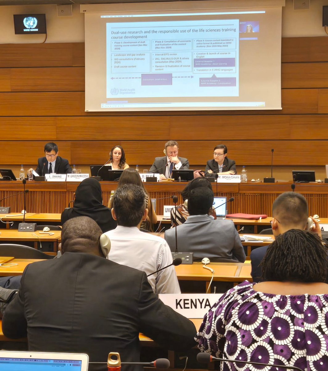 INHR (@inhrgeneva) on Twitter photo Full room for yesterday's excellent #BWC side event on #biosecurity education featuring <a href="/rileyfo/">David Riley</a>, <a href="/ODA_Geneva/">UNODA Geneva</a>, <a href="/UNIDIR/">United Nations Institute for Disarmament Research</a>, <a href="/WHO/">World Health Organization (WHO)</a> & <a href="/LondonMetUni/">London Met Uni</a>! #AIxBio must not fall off the #biosecurity education agenda. See our #AIxBio work here: inhr.org/ai Full room for yesterday's excellent #BWC side event on #biosecurity education featuring <a href="/rileyfo/">David Riley</a>, <a href="/ODA_Geneva/">UNODA Geneva</a>, <a href="/UNIDIR/">United Nations Institute for Disarmament Research</a>, <a href="/WHO/">World Health Organization (WHO)</a> & <a href="/LondonMetUni/">London Met Uni</a>! #AIxBio must not fall off the #biosecurity education agenda. See our #AIxBio work here: inhr.org/ai