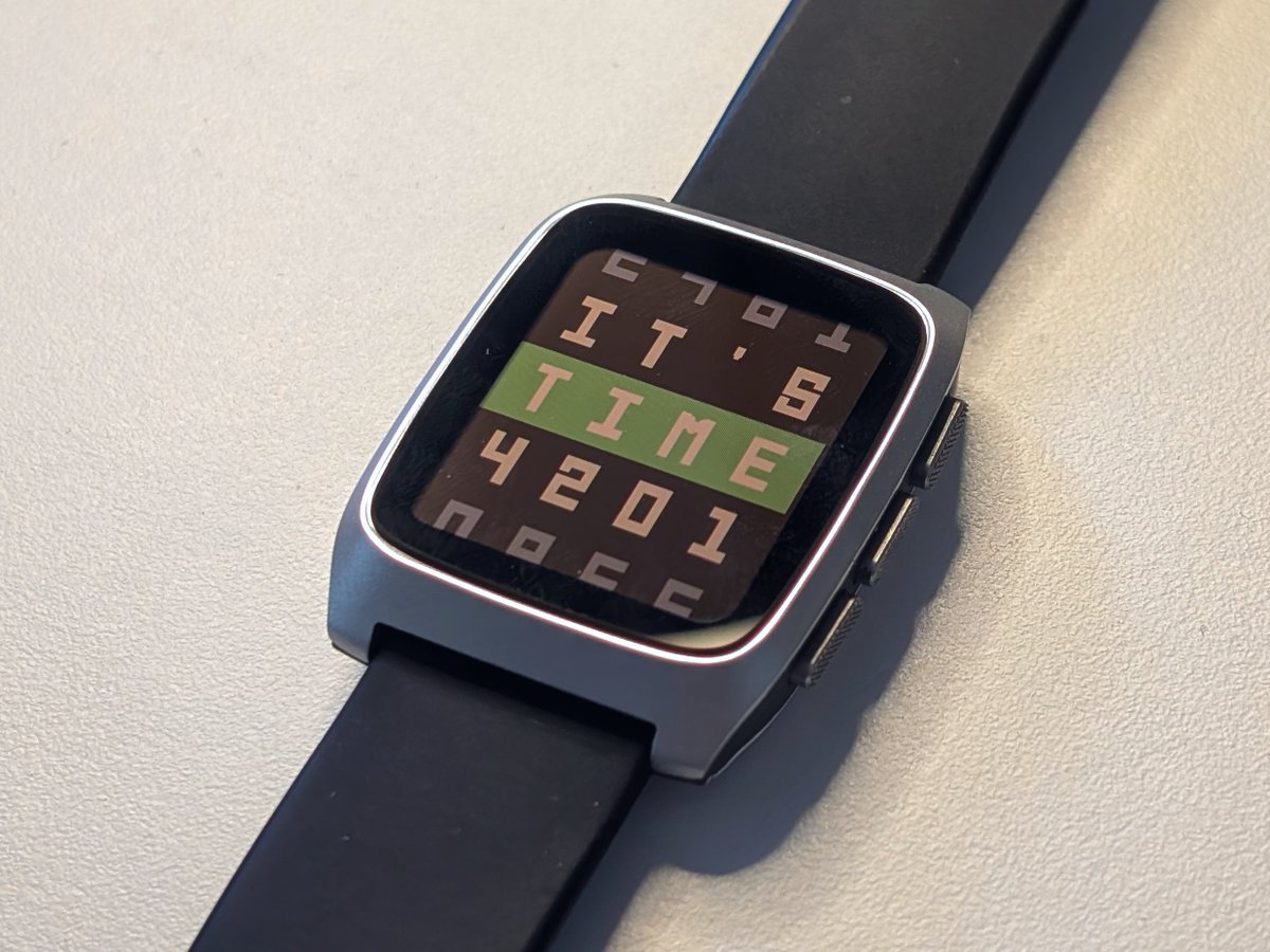 Early pre-production version on my wrist: