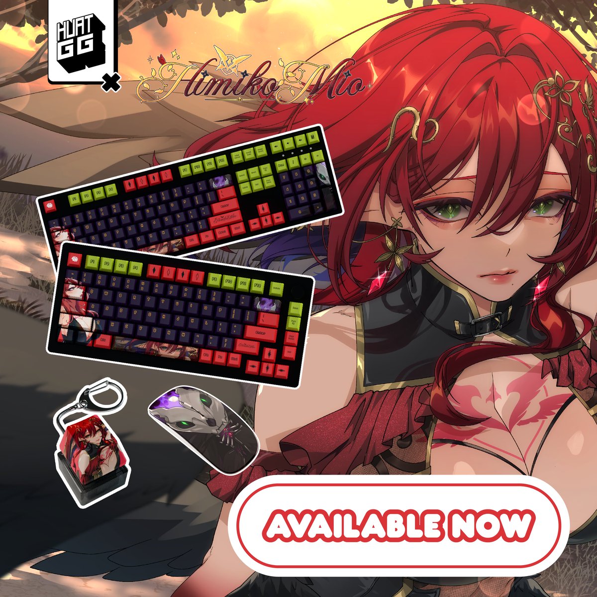 Huat GG (@huatgg) on Twitter photo Her gaze commands attention. Her colors ignite your desk.
🔥 <a href="/Miotuber/">HimikoMio🐦⬛| Raven Horror | VHorrorS 📼</a> merch drop — bold red, deep violet, and striking green.
Available now for those ready to rule their game. 👑
Available now, only on huat.gg/collections/hi… Her gaze commands attention. Her colors ignite your desk.
🔥 <a href="/Miotuber/">HimikoMio🐦⬛| Raven Horror | VHorrorS 📼</a> merch drop — bold red, deep violet, and striking green.
Available now for those ready to rule their game. 👑
Available now, only on huat.gg/collections/hi…