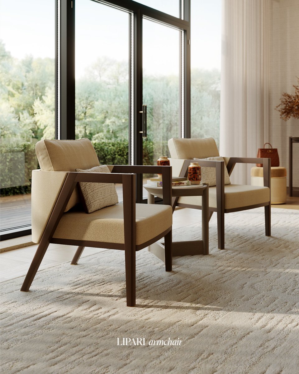 FratoInteriors's tweet photo. Discover the harmony between form and function with the Lipari Armchair and Tottori Side Table by Frato — where timeless craftsmanship meets contemporary design.

https://t.co/nPcXGWvmkW https://t.co/nLDD2HP7Hv