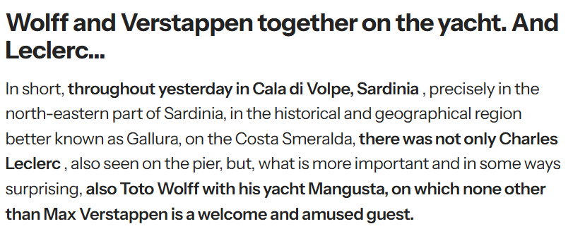 leclercsletters's tweet photo. so charles was also present but not inside the yacht 😭😭 interesting summer break https://t.co/uZF8dnBVS2