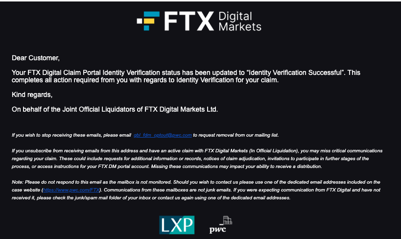 Non so quante bestemmie abbiamo detto ma, oggi è un giorno speciale. Finalmente anche noi riceveremo i nostri fondi da FTX.