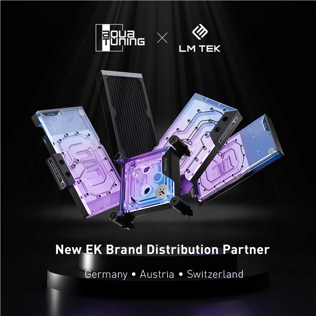 Exciting News! 🚀 We are thrilled to announce a new distribution partnership between LM TEK and <a href="/Aquatuning/">Aquatuning</a>  for the EK brand in the DACH region (Germany, Austria, Switzerland).

🛒 Shop EK at Aquatuning: aquatuning.com/en/search?sSea…

#Partnership #Distribution #DACH #EKBrand #LMTEK