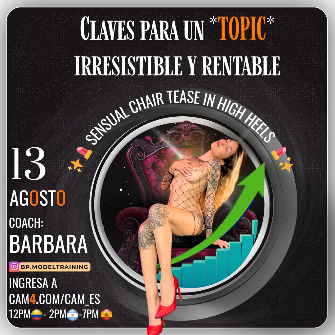 ⚫️Buenos días/tardes gente hermosa y deliciosa
sin fronteras 😍✨

Hoy tenemos una cita para aprender las CLAVES para un topic irresistible y rentable 💥🔥

Porque un buen topic no solo llama la atención… ¡también abre la puerta a más visitas, más interacción y más ganancias!