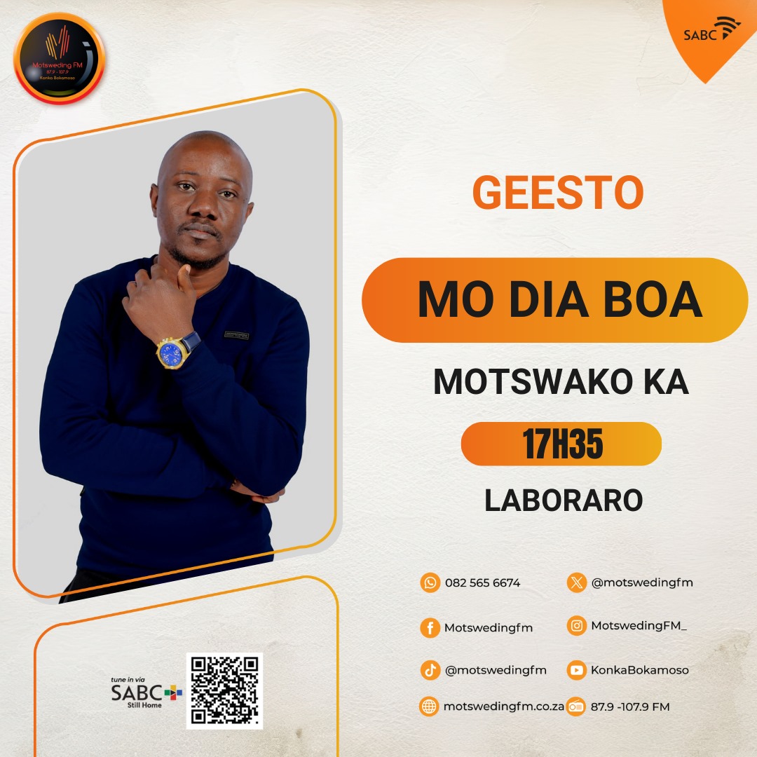 #KonkaBokamoso (@motswedingfm) on Twitter photo #DiaBoa le
<a href="/nelly_moruri/">Tsebe-pedi-logateng๐ณ๏ธโ๐๐๐ณ๏ธโ๐</a>
<a href="/luckytlale/">LTK The MultiAwardWinner</a>
<a href="/BrandFiffy/">Refilwe Mogomotsi</a>
Botlhagisi ka <a href="/Swanktified/">Karabo Seleka</a>
โ๏ธ: 082 565 6674
๐ฅ๏ธ: motswedingfm.co.za
SABC +: sabcplus.com
#MotswedingFM #DiaBoa le
<a href="/nelly_moruri/">Tsebe-pedi-logateng๐ณ๏ธโ๐๐๐ณ๏ธโ๐</a>
<a href="/luckytlale/">LTK The MultiAwardWinner</a>
<a href="/BrandFiffy/">Refilwe Mogomotsi</a>
Botlhagisi ka <a href="/Swanktified/">Karabo Seleka</a>
โ๏ธ: 082 565 6674
๐ฅ๏ธ: motswedingfm.co.za
SABC +: sabcplus.com
#MotswedingFM