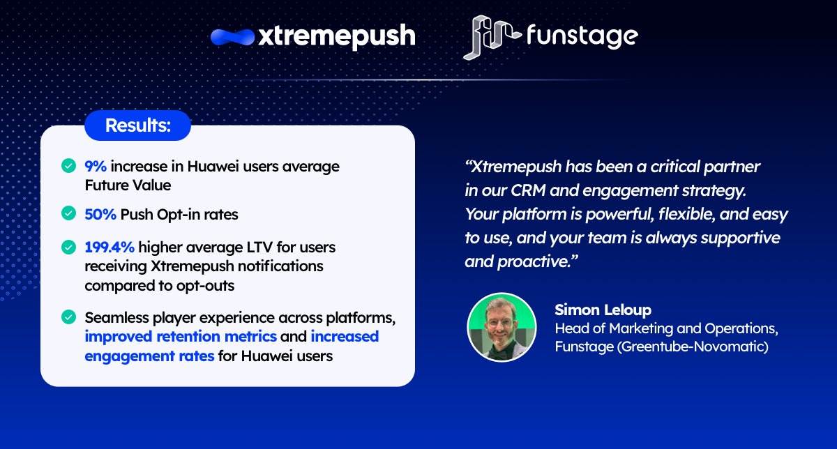 Xtremepush tweet media