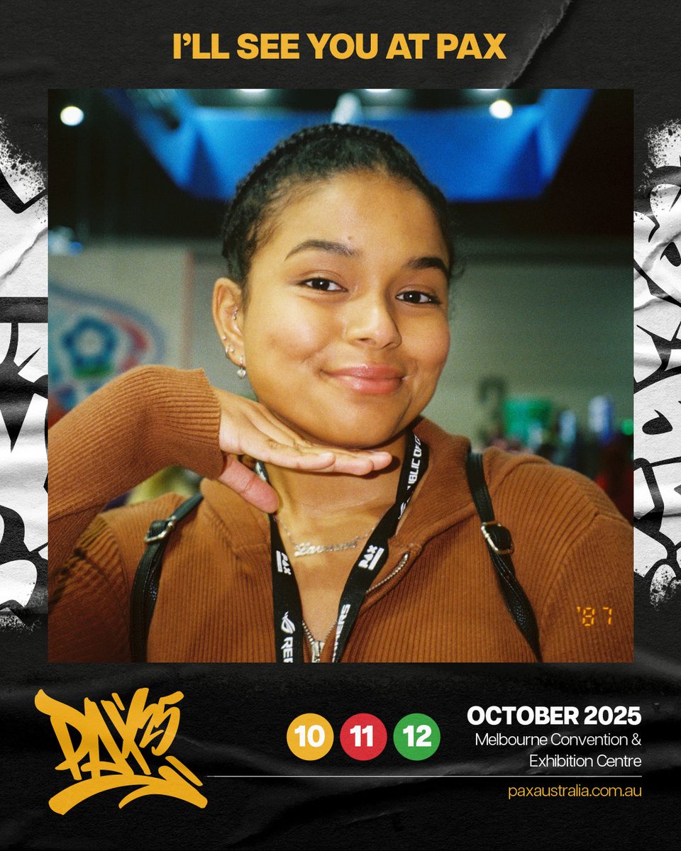 i can't believe i get to say this...

I'M GOING TO BE A CREATOR FOR <a href="/PAXAus/">PAX Australia</a> 2025 !!

thank you PAX for making us black creators feel seen 💛 hope to see you guys there and come say hi if you see me :3

you also get to catch me on a few panels as well - more details to come soon!