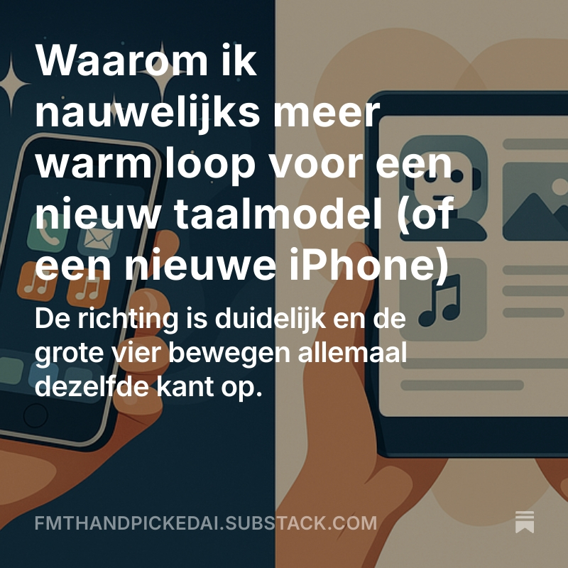 Relax mensen, het is zomer. Je ziet de AI-ontwikkelingen wel in je browser verschijnen! Ik vertel er meer over in mijn nieuwsbrief (link in eerste comment)