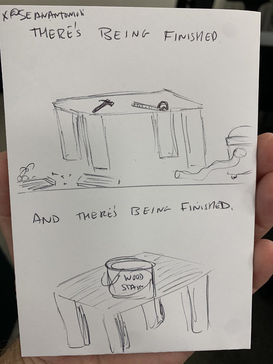 There’s being finished, and there’s being finished #WoodStain <a href="/OneMinuteBriefs/">One Minute Briefs ⏱️</a>