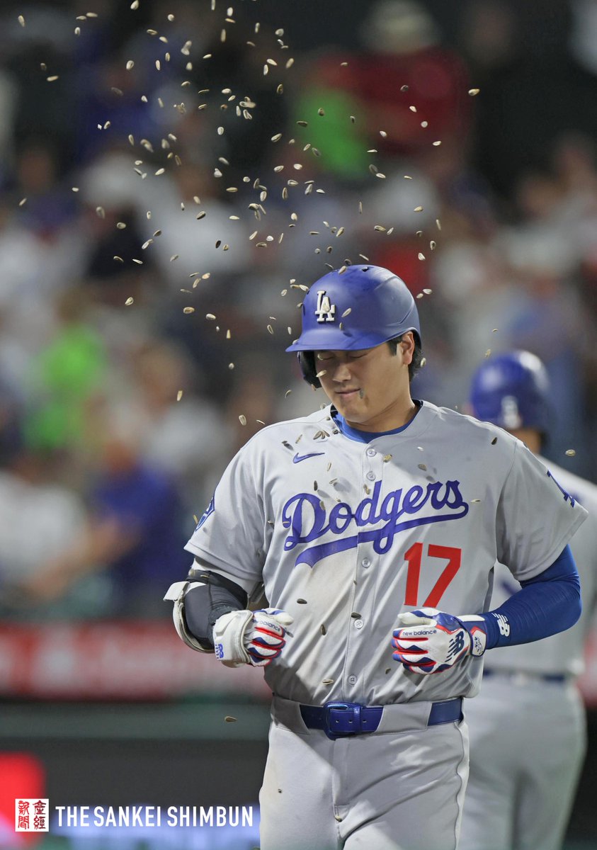 ドジャースの大谷翔平選手がエンゼルス戦の9回に4試合連続となる43