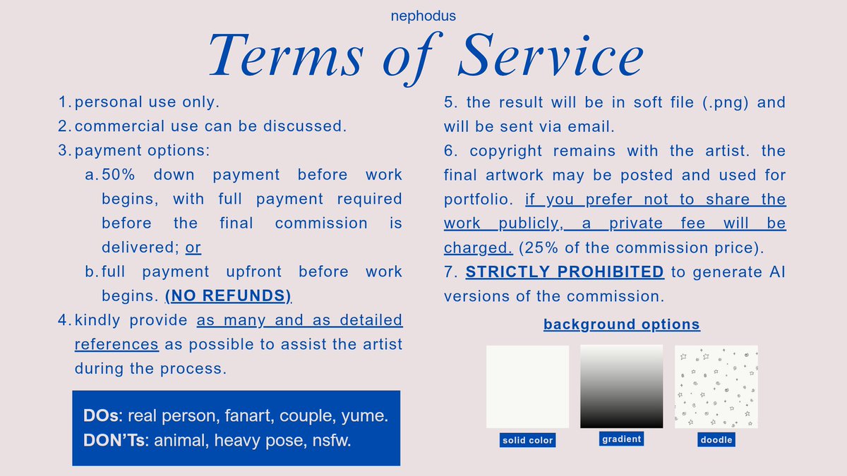 (reshares are really appreciated, thank you!)
hellooo!! ⭐️___⭐️ my commissions are open! dm me for inquiries 💌

international: vgen.co/nephodus
more samples: nephodus.carrd.co

#vgen #VGenComm #commission #commissionsopen