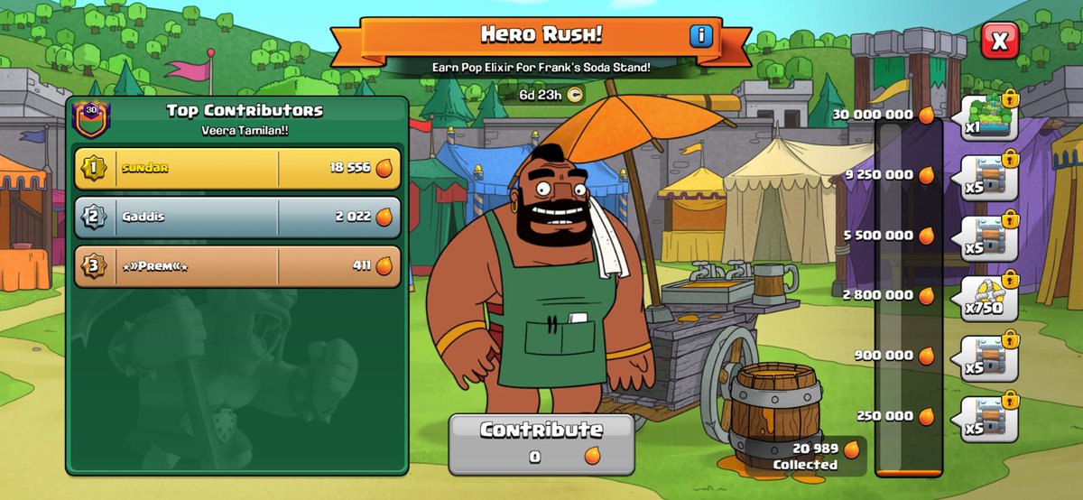 COC_Sundar's tweet photo. @ClashofClans Let's get started 
#HeroRush #PL800Y9R https://t.co/c8V5Tu2GxI