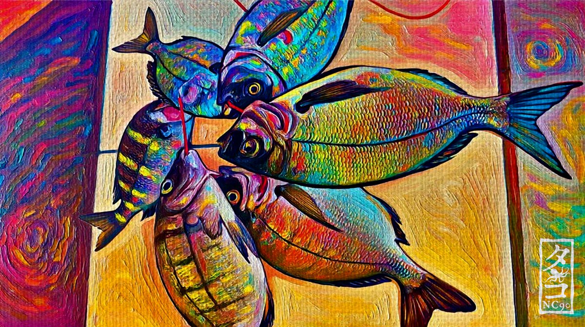 My spearfishing 🔱🤿🌊🐟🖌🖼🎨

Dipinto Digitale ad olio realizzato con le AI successivamente rieditato con <a href="/Photoshop/">Adobe Photoshop</a> per fonderlo con la texture della tela 

#aiartist #aiartcommunity  #aiartgenerator #aiartgenerated #aigeneratedart #digitalpainting  #oilpainting