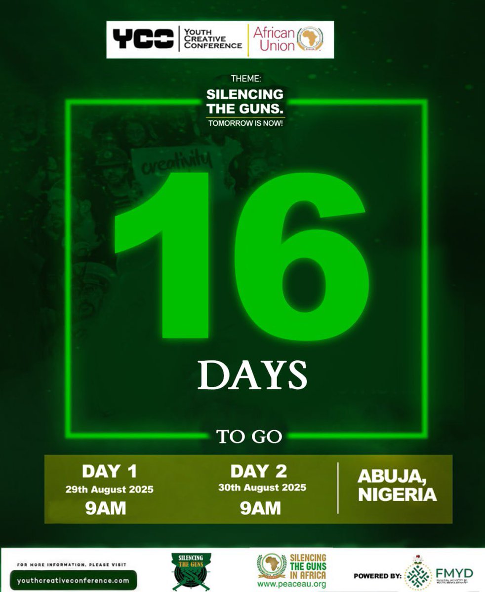 Day 16 🔥 We’re almost at the finish line. Are you ready to experience the big day? #CountdownToYCC #16DaysLeft