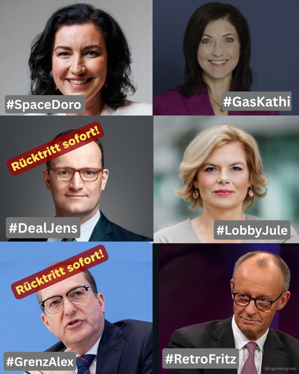 Gott 📯aka God (@mikigermany) on Twitter photo Wir brauchen keine Brandmauer, die auch wirklich nicht stabil ist.
Wir brauchen Demokraten, die niemals eine Regierung mit Faschisten bilden würden.
Die hier sind daher eine Gefahr für das Land:
#CDU <a href="/CDU/">CDU Deutschlands</a> <a href="/spdde/">SPD Parteivorstand 🇪🇺</a> #SPD #Merz #Spahn #Soeder #Umfrage #fckafd #Ampel #Habeck Wir brauchen keine Brandmauer, die auch wirklich nicht stabil ist.
Wir brauchen Demokraten, die niemals eine Regierung mit Faschisten bilden würden.
Die hier sind daher eine Gefahr für das Land:
#CDU <a href="/CDU/">CDU Deutschlands</a> <a href="/spdde/">SPD Parteivorstand 🇪🇺</a> #SPD #Merz #Spahn #Soeder #Umfrage #fckafd #Ampel #Habeck