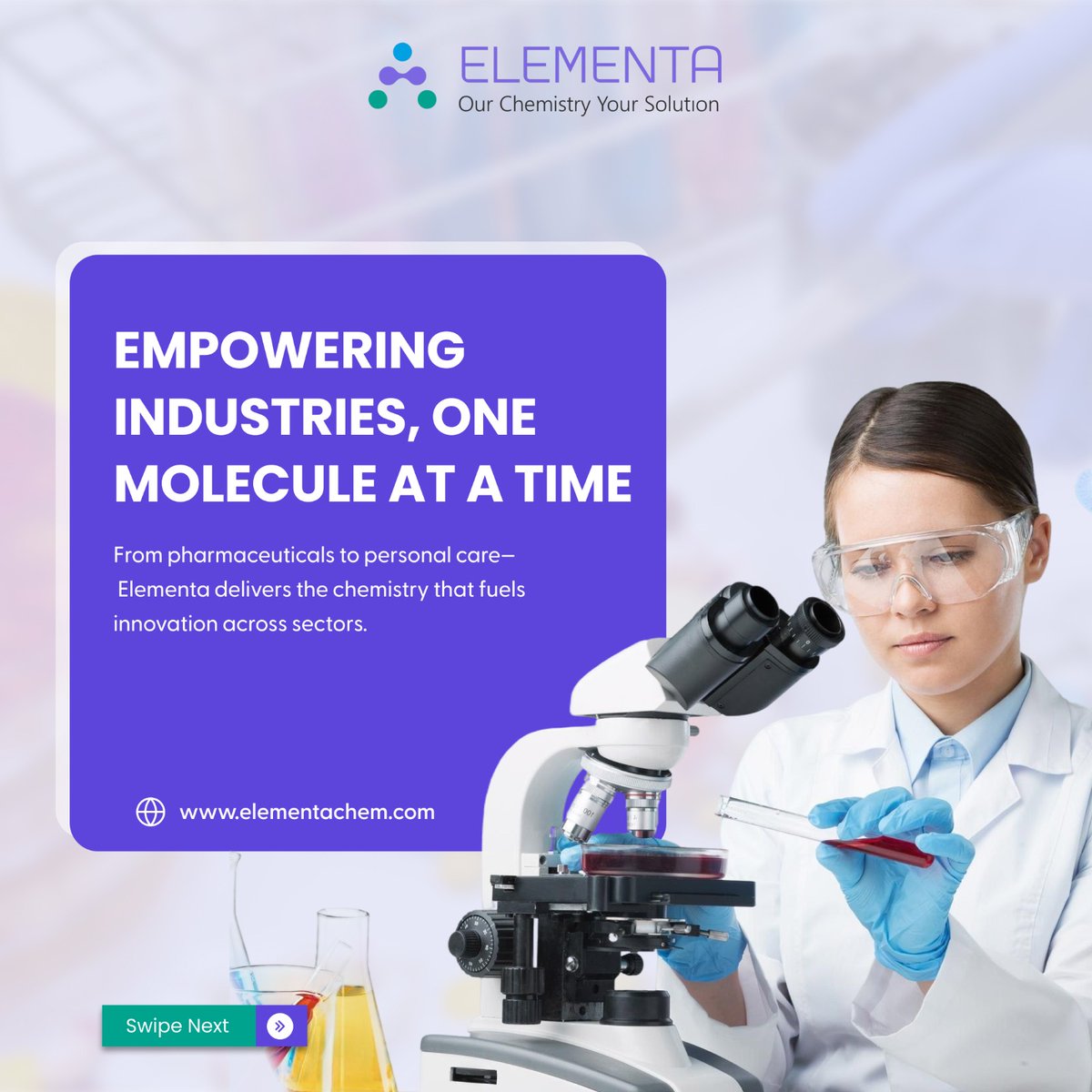 ElementaChem's tweet image. From high-purity APIs to sustainable agrochemical solutions, our global reach and trusted supply ensure you get the tailored ingredients you need to succeed.
#Elementa #Chemistry #Innovation #Pharmaceuticals #Nutraceuticals #Cosmetics #PersonalCare #Agrochemicals #Science