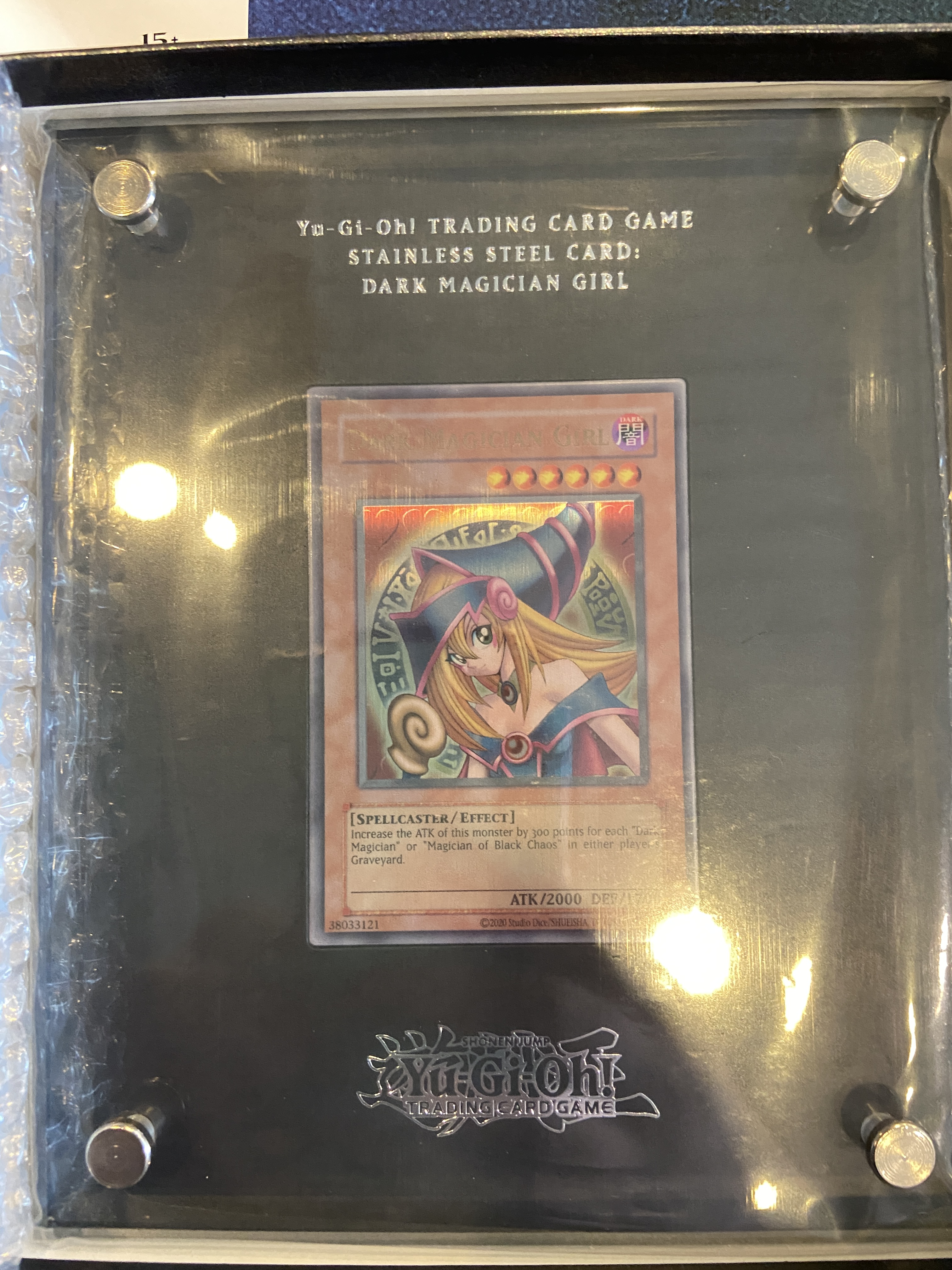 遊戯王 - 遊戯王 ブラックマジシャンガール ステンレス 未開封 遊戯王OCG】海外でステンレス製の外国語版ブラックマジシャン