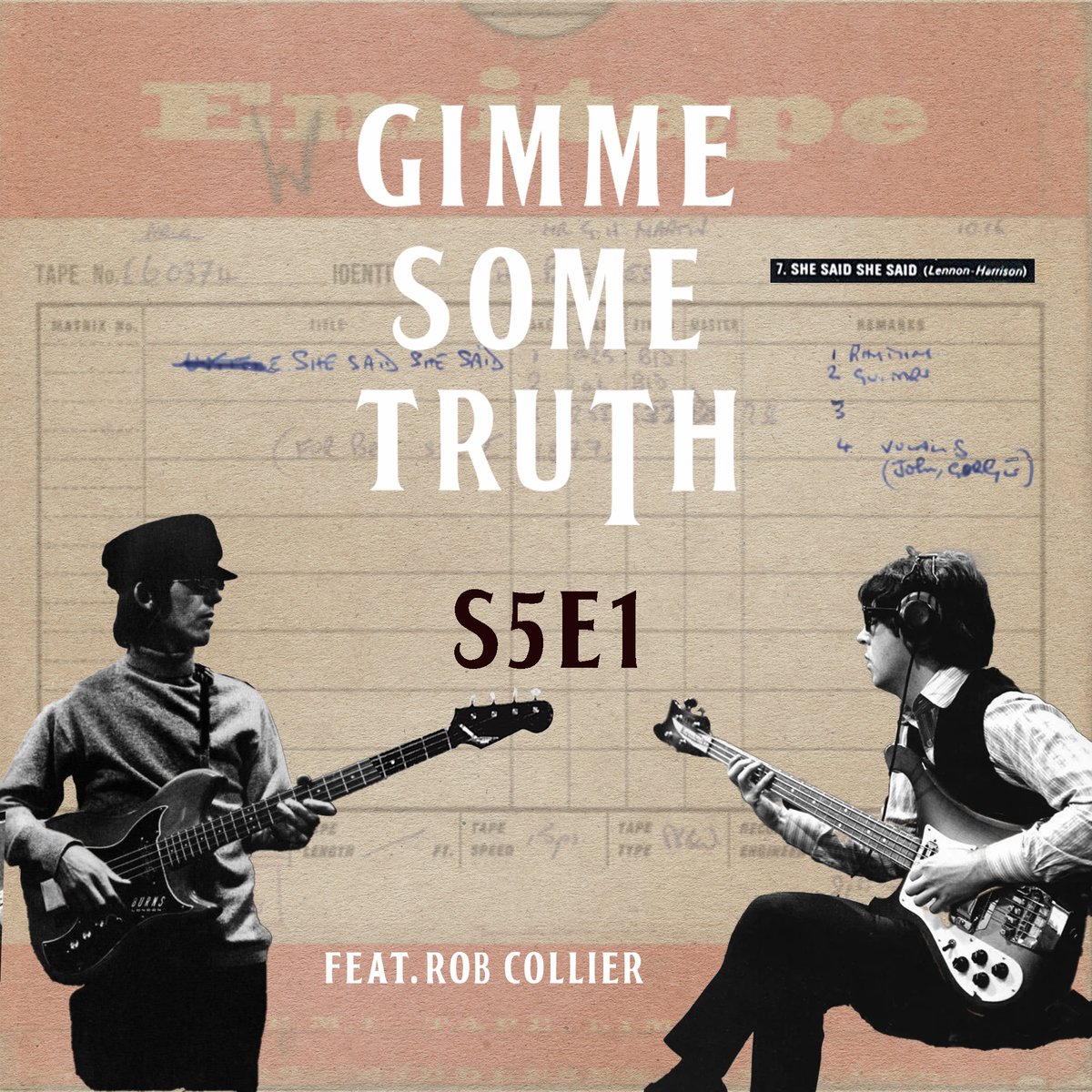 gimmesometruthp's tweet photo. For the first episode of S5, I am joined by musician Rob Collier to tackle an age old debate. Who played bass on 'She Said She Said'? From conception to recording, we examine the available evidence. 

https://t.co/q2xYSiTwFi

What's your favorite song on Revolver? 

#TheBeatles https://t.co/LMfgfNQBLN
