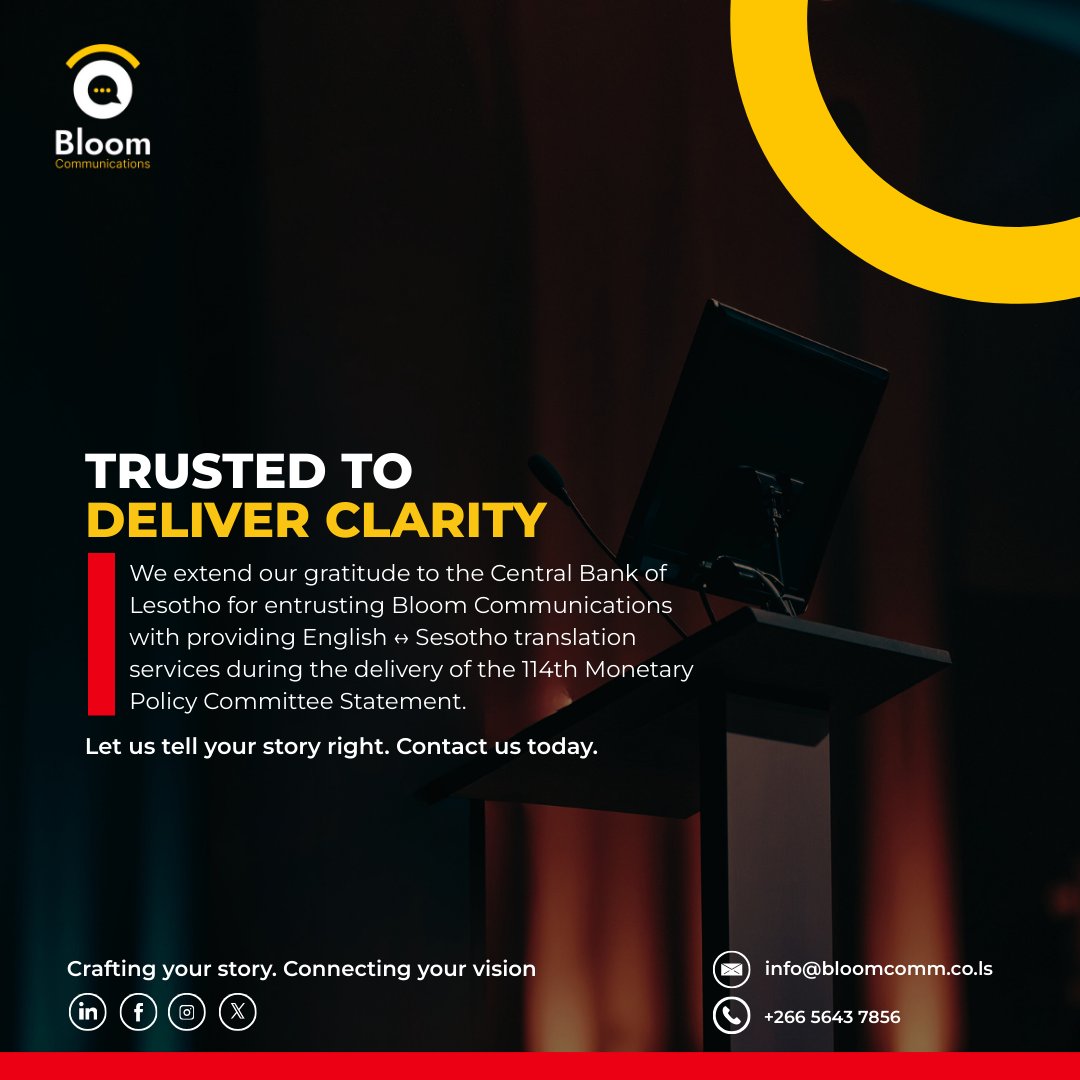 Bloom Communications tweet media