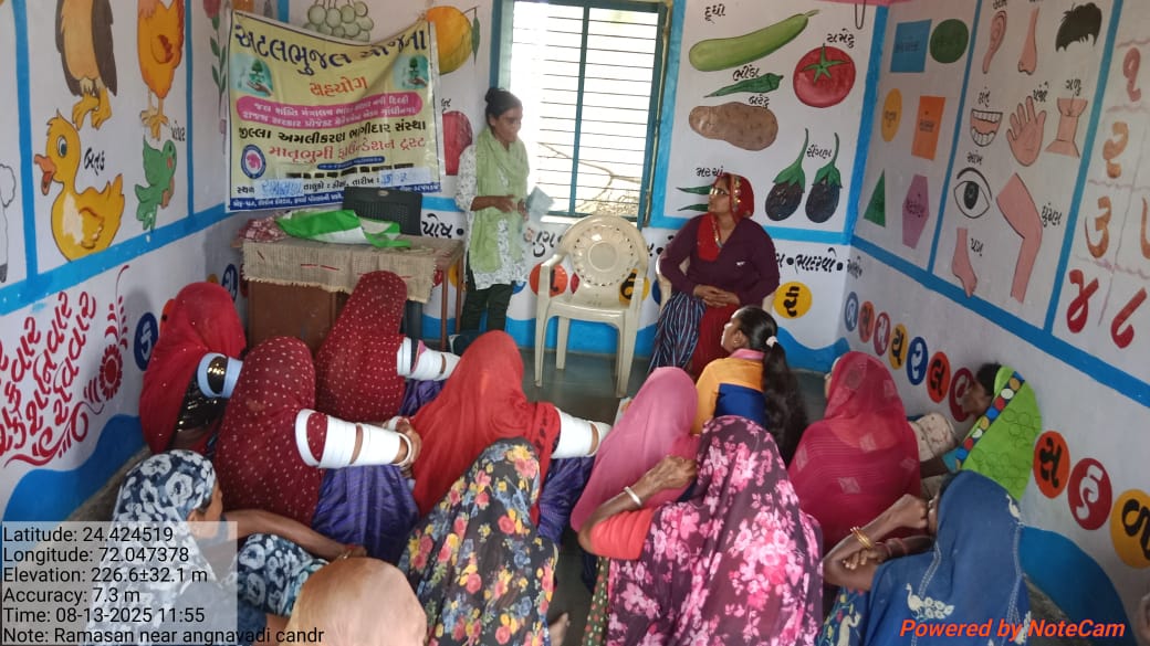 Matrubhumi123's tweet photo. Ramasan Anganwadi Cendra ma DIP - Matrubhumi Foundation Trust Atal Bhujal Yojana Atanrgat women's meeting karvama avi https://t.co/y5QYHI7fNE