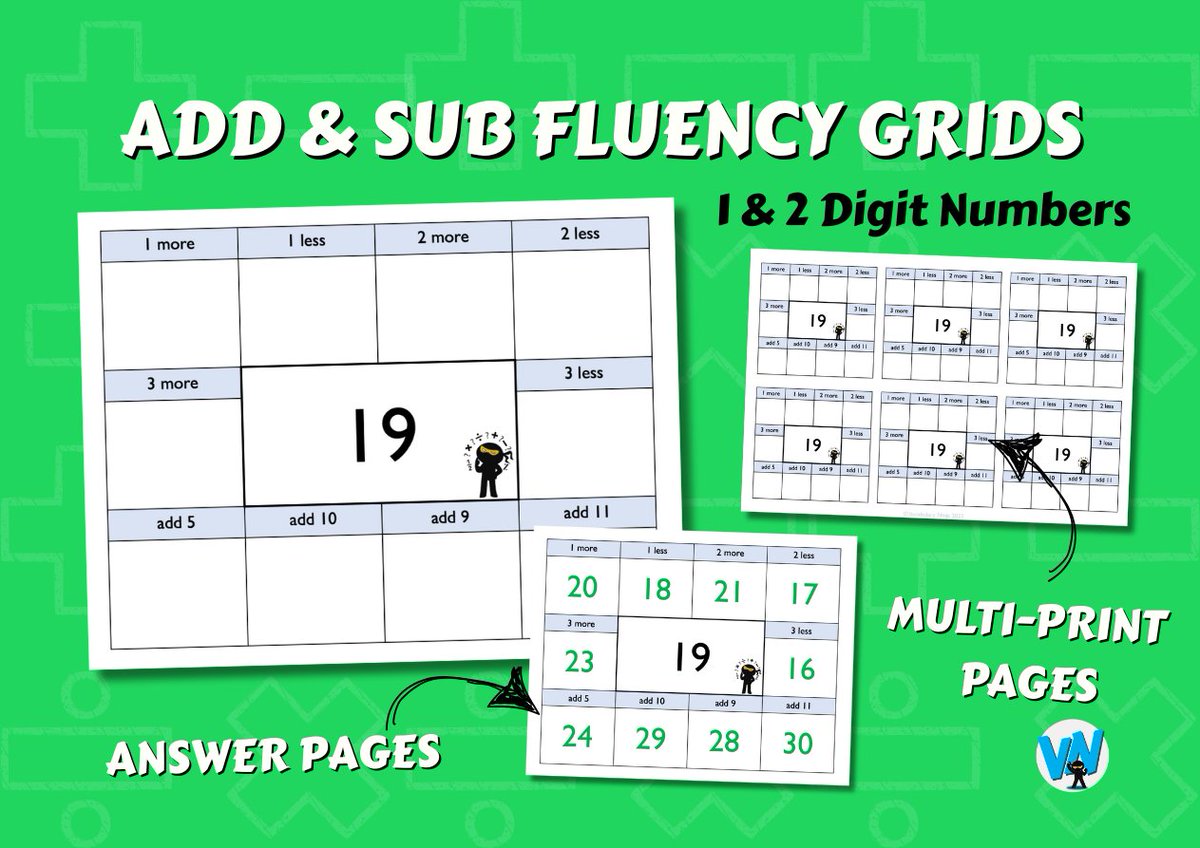 VocabularyNinja's tweet photo. 🥰🥷New Resource - Fluency Grids 🥷🥰
📲 https://t.co/Pjm6nCwtEy
Vocabulary Ninja is super-excited to launch our latest resource series…Fluency Grids. Each bundle comes with many, many slides, multi-print slides and answer slides!
#maths #fluencygrids #primary #edutwitter https://t.co/X347rBvmaE