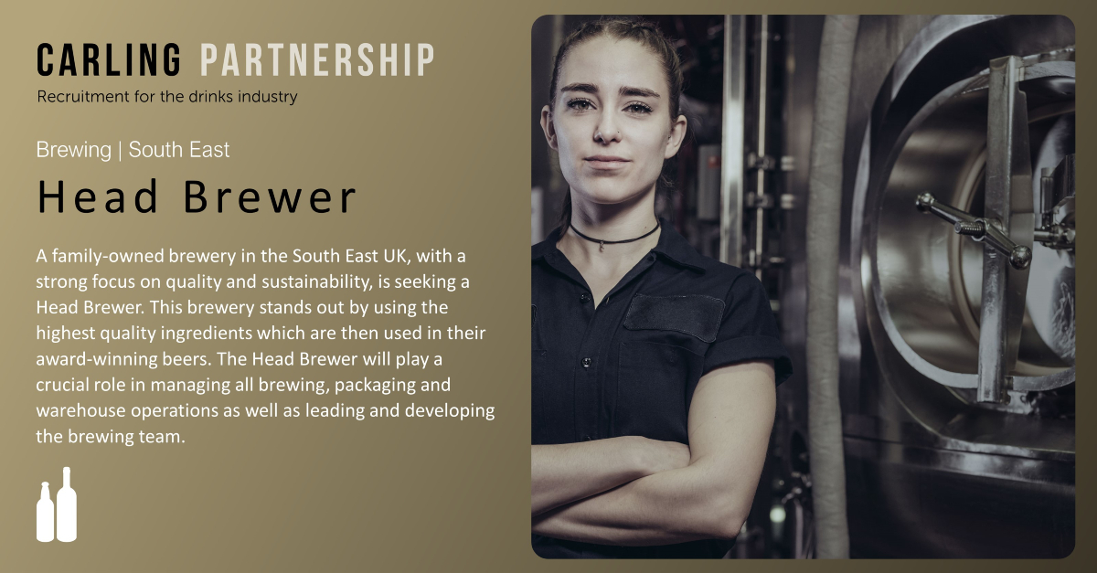 Latest opportunities 'HEAD BREWER, South East UK' carlingpartnership.com/jobs/1864/
