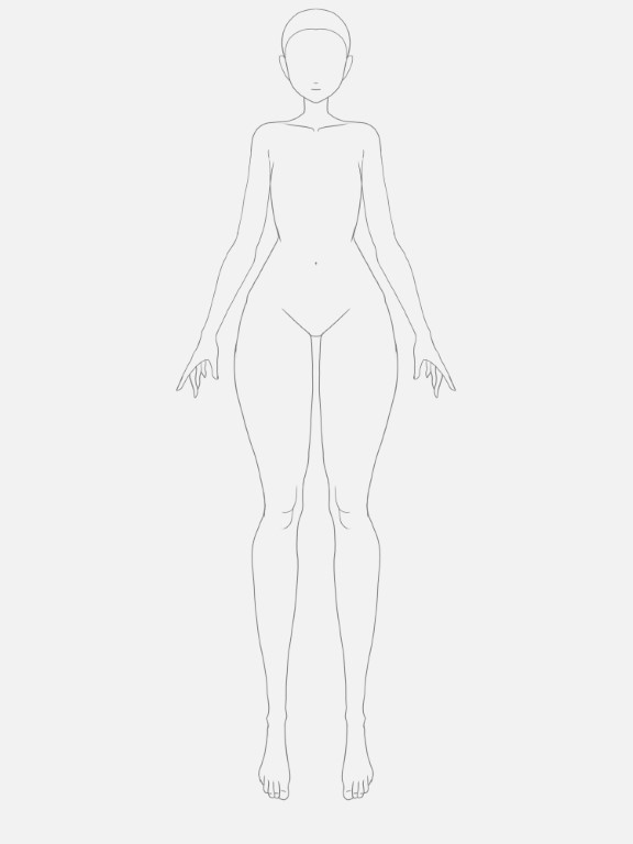 YorLatte's tweet photo. If someone is in need of Vtuber base:
https://t.co/RT3d4JEHIB
A basic brush stamp for guide.
(second one is rendered and its not for use as its an example what you can do with that base)
@clipstudiopaint #freebrush https://t.co/0LGqDMPwrG