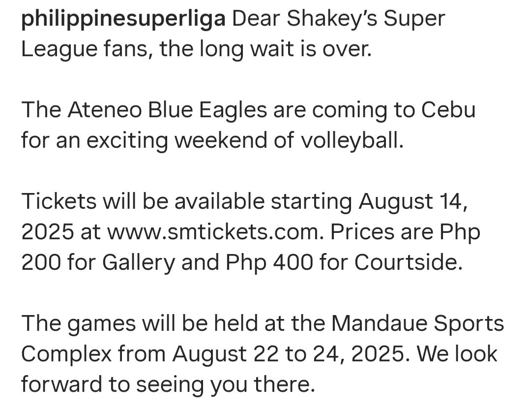 TeamAMDG's tweet photo. Catch the Ateneo Women's Volleyball Team in Cebu from August 22-24 💙 https://t.co/J3rcsiMtaX