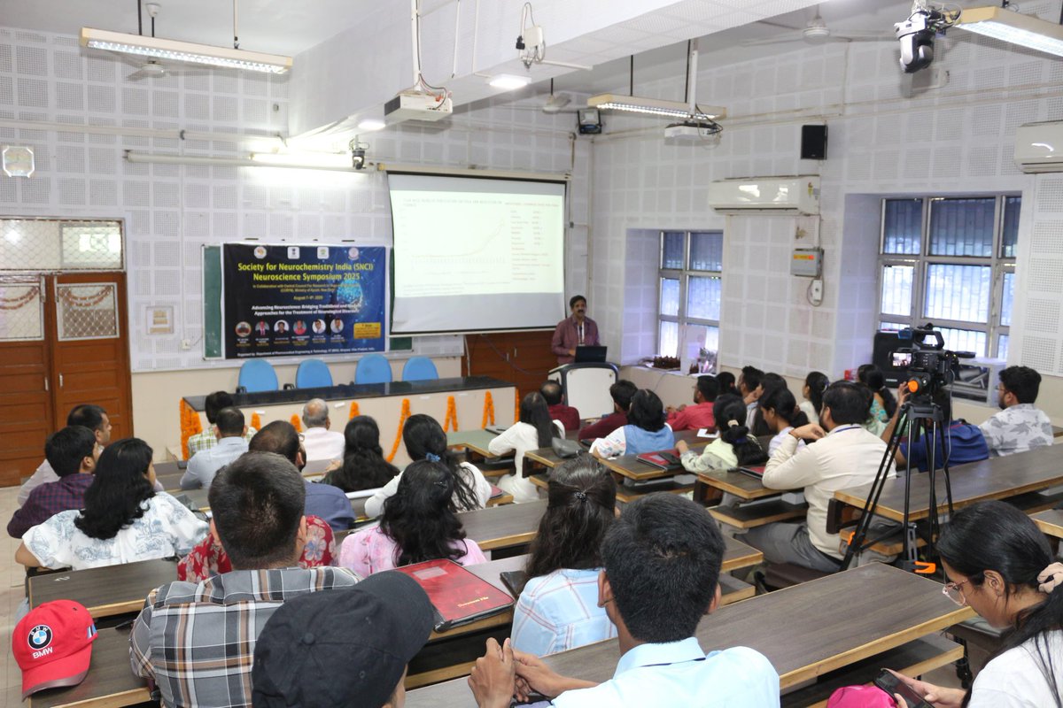 CCRYN, in collaboration with IIT-BHU, successfully hosted a transformative two-day symposium (7–8 August) titled "Advancing Neuroscience: Bridging Traditional and Modern Approaches for Neurological Disorders."

Dr. Raghavendra Rao M, Director of CCRYN and Chief Guest, delivered a