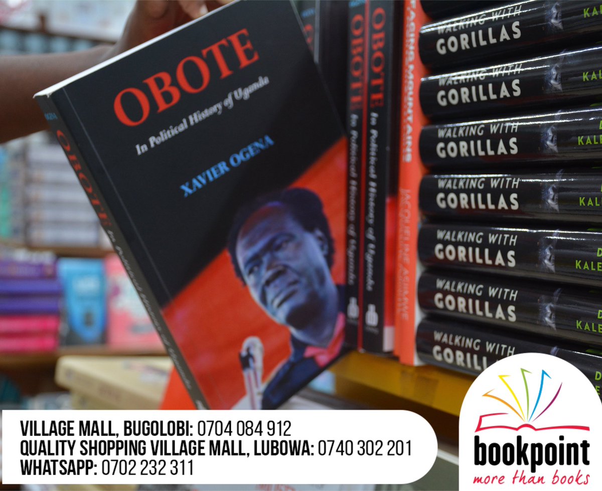 History and politics enthusiasts, this is a must-read. Obote in Political History of Uganda by Xavier Ogena explores the life, leadership &amp; legacy of one of Uganda’s most influential figures. 📚 Available now at Bookpoint. #UgandanHistory #BookpointUG #MoreThanBooks