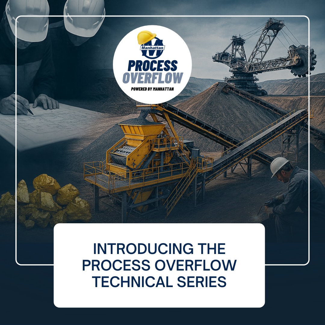 Welcome to Process Overflow's first curated series, designed and built by the same engineers that build world-class, Best Value mineral processing plants around the world.

Subscribe to our blog to receive our future posts before anyone else. 

manhattancorp.com/post/introduci…