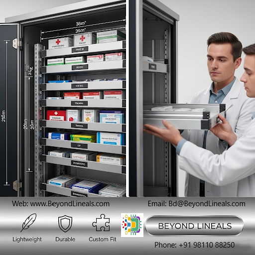 Beyondlineals's tweet photo. 📦#Organized Care
#Aluminum #extruded #storage #frames keep essential #medical #supplies #secure &amp; #accessible inside #mobile #clinics
🛠️#Modular #construction for custom configurations
When every second counts organized storage makes difference
#AluminumExtrusion
#Marketing
#cnc https://t.co/YKGBFLzc05