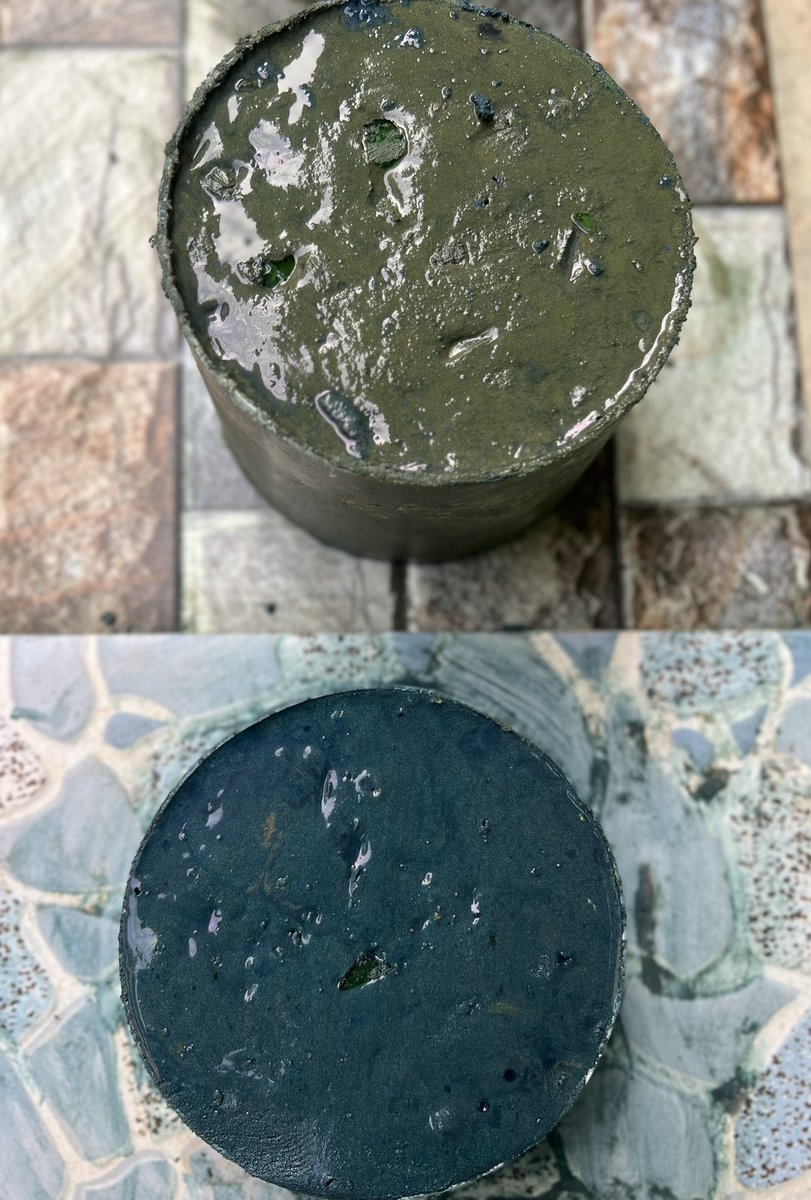 theseusdevelop's tweet photo. Is our geopolymer only for construction?

Nope, Arc. Reuben &amp; Venessa (Glassroot Innovators) are using it with recycled glass to craft indoor &amp; outdoor products. 

First mix design very successful. Excited to see how this opens new markets, cuts waste, and shows its versatility. https://t.co/G4f5yTAhUW
