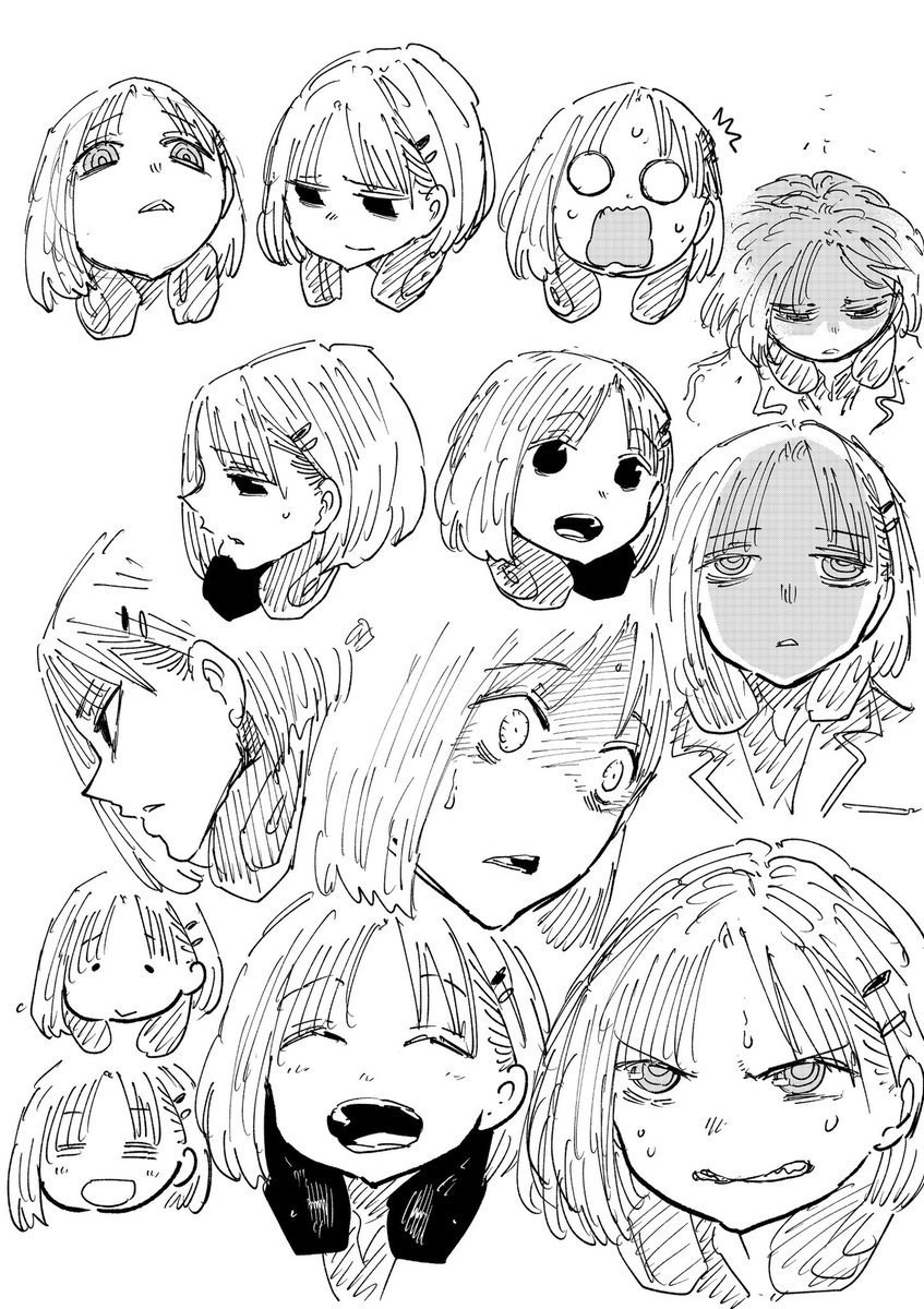 追加2。これはクイズイズが連載になった時用のキャラ案。久泉カルトくんの名前が違う。助手ちゃんは蛇口ツインテール。 