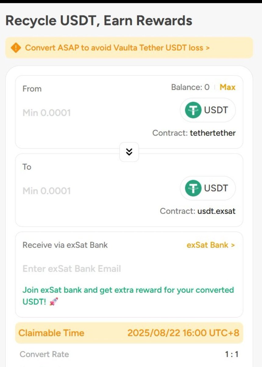 MDASHIK | 𝔽rAI (@mdashik0171) on Twitter photo 🚨 Extra Rewards Alert for USDT (EOS) Holders
♻️ Recycle your Tether (USDT) via 1DEX and boost your claim with an extra +1% reward.
💸 It’s not just about moving funds — it’s about making them work harder.
<a href="/exSatNetwork/">exSat Network</a>
🔗 Start here: 1dex.com/recycle-usdt
#CryptoEarnings 🚨 Extra Rewards Alert for USDT (EOS) Holders
♻️ Recycle your Tether (USDT) via 1DEX and boost your claim with an extra +1% reward.
💸 It’s not just about moving funds — it’s about making them work harder.
<a href="/exSatNetwork/">exSat Network</a>
🔗 Start here: 1dex.com/recycle-usdt
#CryptoEarnings