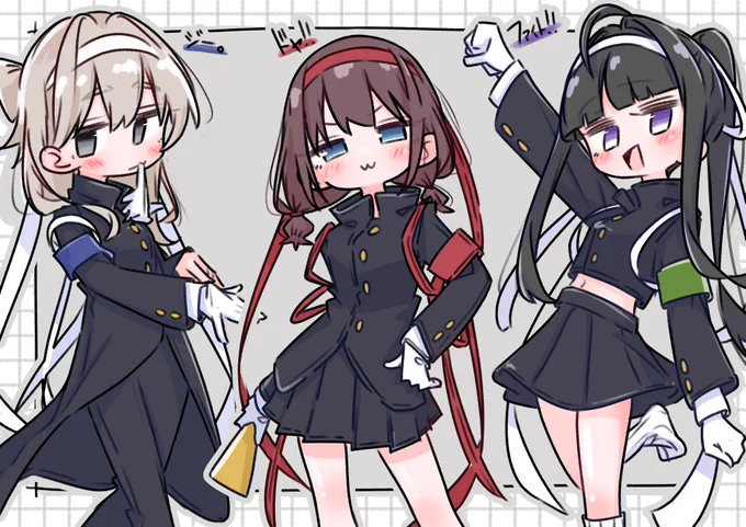 このガルクラコラボ可愛い