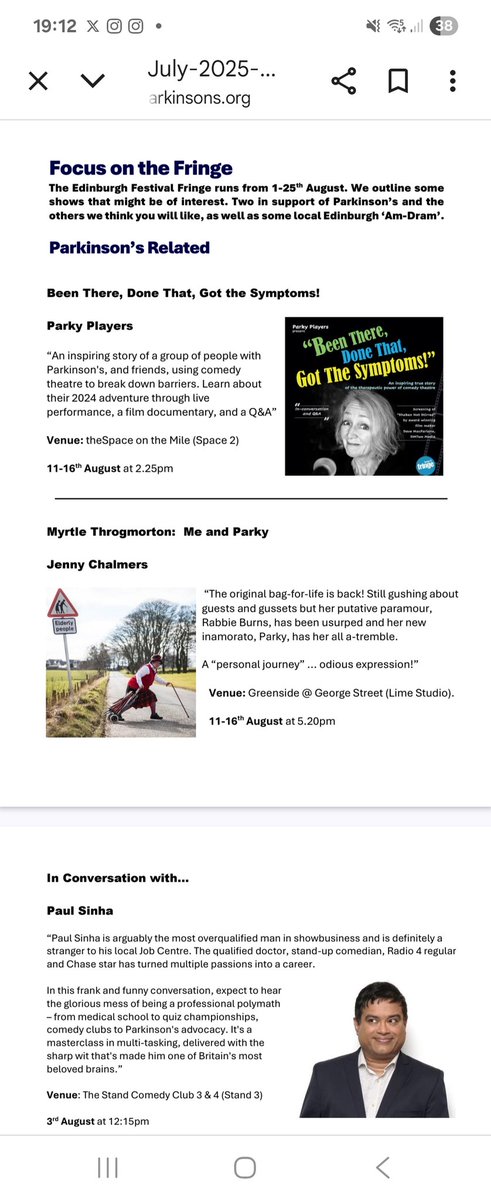 These two shows still have performances this week. We hear great things, so happy to recommend them both.