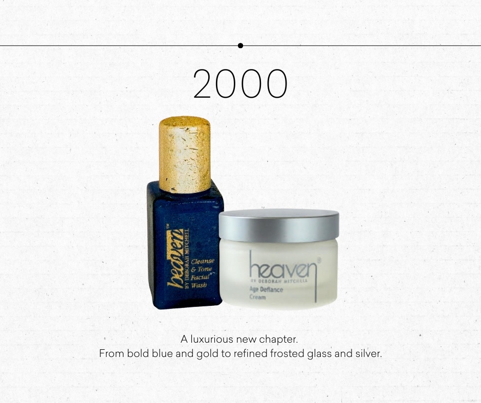 From our bold blue and gold beginnings to a new era of frosted glass and silver, every packaging change has marked a step forward in our story. ✨

#HeavenSkincare #PackagingEvolution #LuxuryReimagined