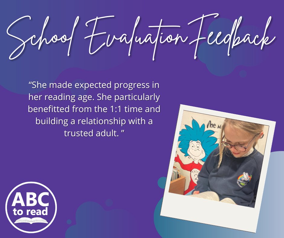 As we reflect on the impact of our trained reading volunteers this year, we are also planning ahead. If your school has pupils who are struggling to read and would benefit from regular one-to-one support, ABC to read can help.