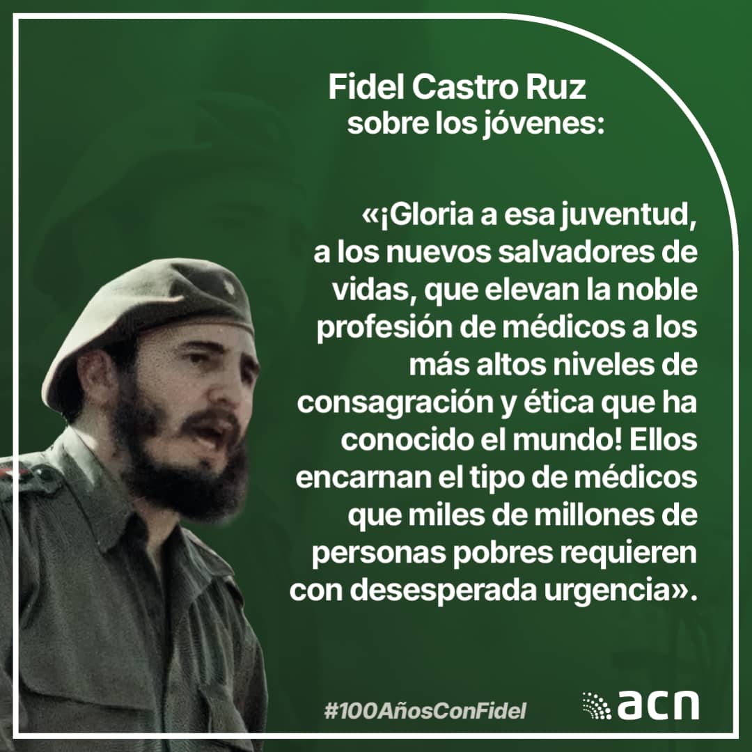 Frank Cañizares Rodríguez (@frankosbel) on Twitter photo Fidel es presente, guía, reto.
#SanctiSpíritusEnMarcha
#100AñosConFidel
<a href="/DeivyPrezMartn1/">Deivy Pérez Martín</a> <a href="/AlexisLorente74/">Alexis Lorente Jiménez</a> <a href="/DiazCanelB/">Miguel Díaz-Canel Bermúdez</a> <a href="/DrRobertoMOjeda/">Dr. Roberto Morales Ojeda</a> <a href="/PartidoPCC/">Partido Comunista de Cuba</a> <a href="/MMarreroCruz/">Manuel Marrero Cruz</a> Fidel es presente, guía, reto.
#SanctiSpíritusEnMarcha
#100AñosConFidel
<a href="/DeivyPrezMartn1/">Deivy Pérez Martín</a> <a href="/AlexisLorente74/">Alexis Lorente Jiménez</a> <a href="/DiazCanelB/">Miguel Díaz-Canel Bermúdez</a> <a href="/DrRobertoMOjeda/">Dr. Roberto Morales Ojeda</a> <a href="/PartidoPCC/">Partido Comunista de Cuba</a> <a href="/MMarreroCruz/">Manuel Marrero Cruz</a>
