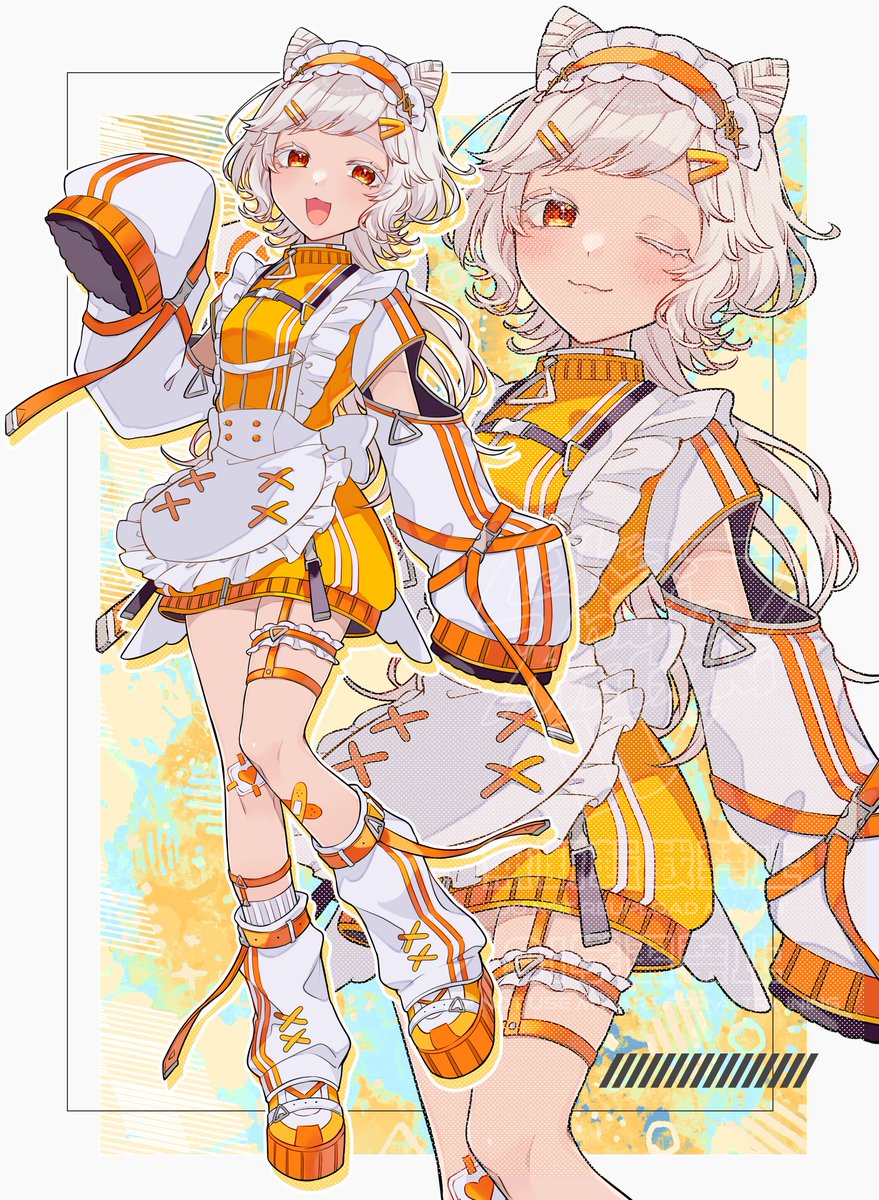 「遅くなりましたがskeb納品してました 真白らいす様(#rice_ma46)描か」|サカモトミツキ/ご依頼受付停止中のイラスト
