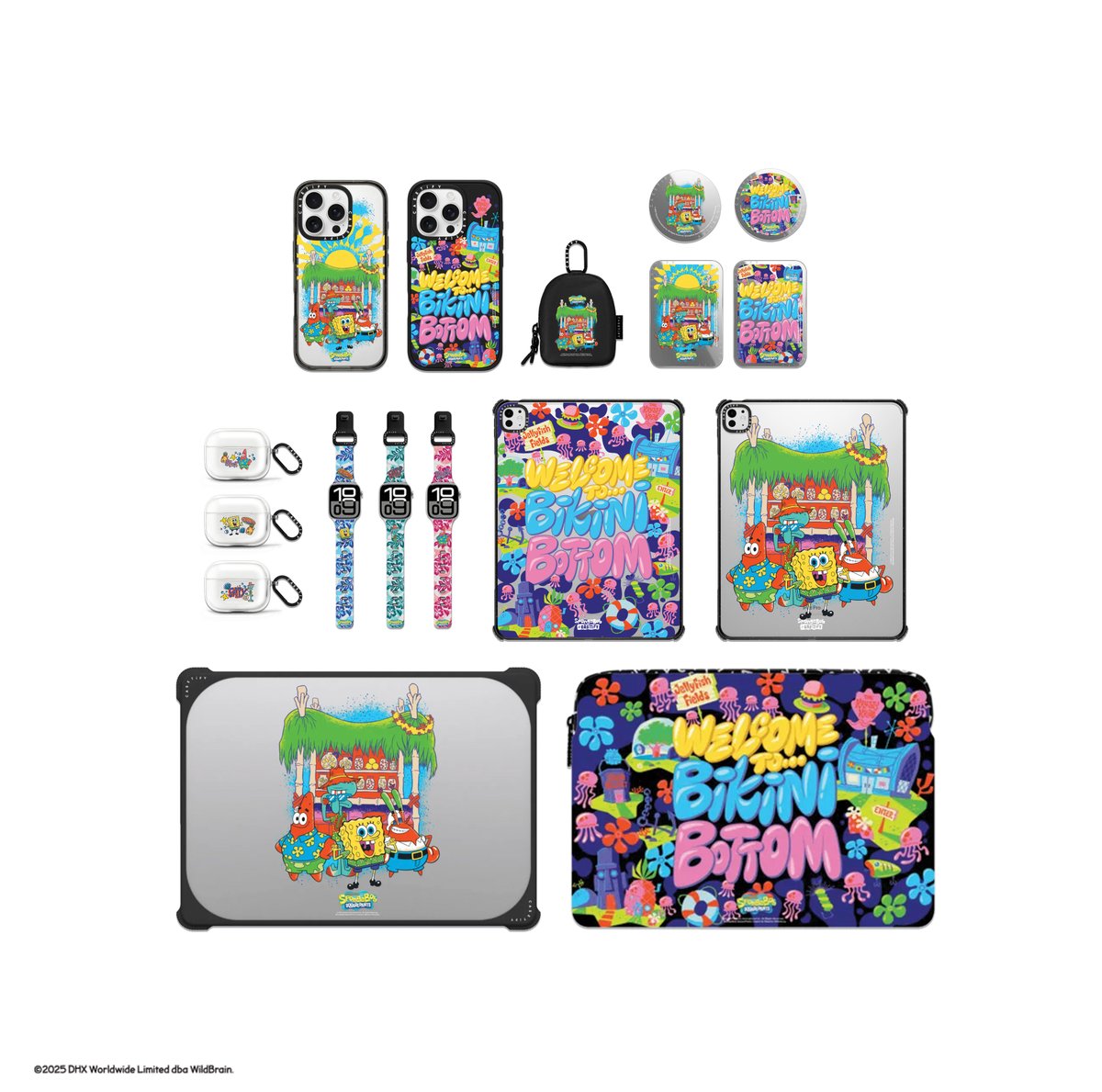 スポンジボブ × CASETiFY コラボコレクションが2025年 8/13 発売