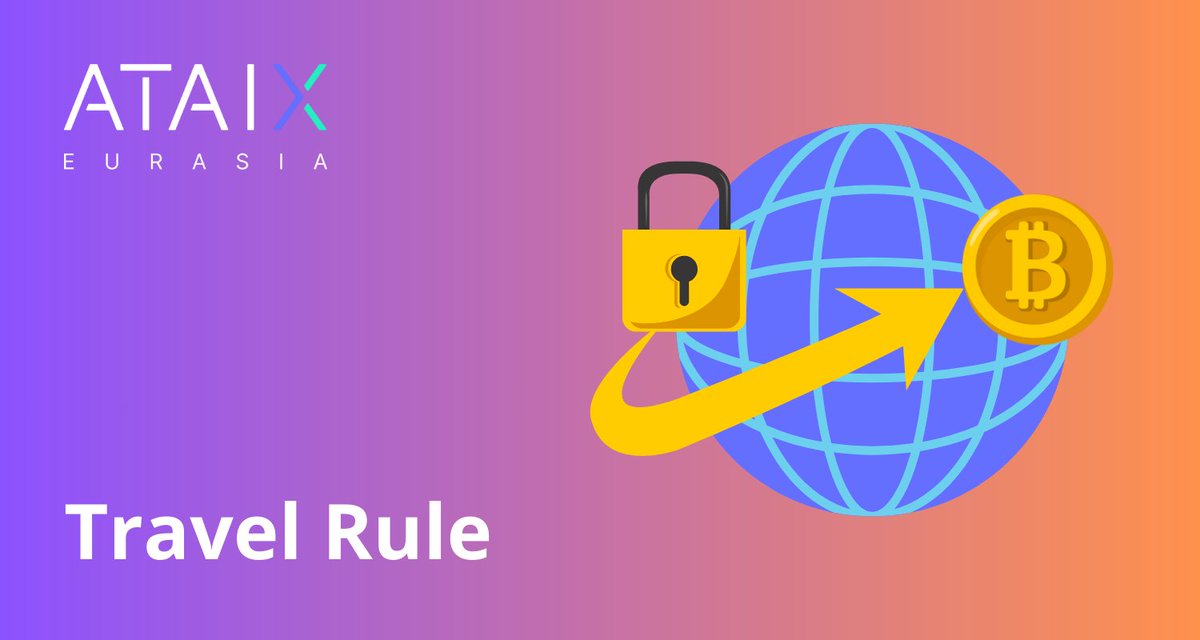 🔒 Travel Rule is now live on #ATAIXEurasia!
We’re boosting compliance &amp; security with global AML standards.
You’ll need:
🔸 Wallet address + #blockchain
🔸 Purpose
🔸 Custodial / non-custodial
🔸 Recipient’s full name
#TravelRule #crypto #AML #compliance #CryptoSecurity